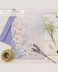 Arquivo Papel de Carta Sunbonnet Floral Aquarela - tutti - Thumbnail 3
