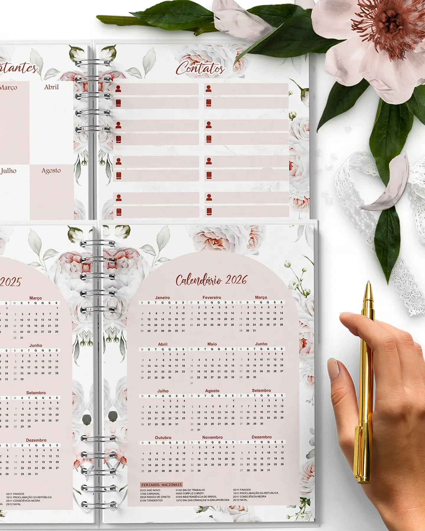 Arquivo Combo 10 Agendas 2025 e Permanente COM e SEM VERSÍCULOS e HORÁRIOS Believe - BICHO PAPEL 7