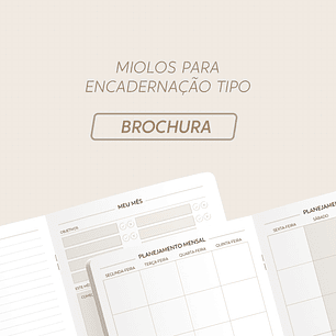 Super Combo Planner Trimestral + Trimestral Slim 2025 – Brochura - Nilmara