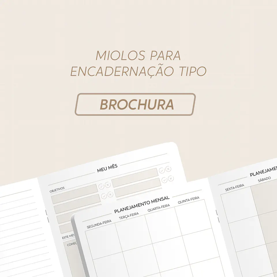 Super Combo Planner Trimestral + Trimestral Slim 2025 – Brochura - Nilmara 2