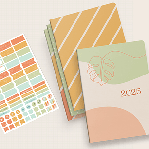 Arquivo Capas Planner Trimestral Coleção Boho Brochura 2025 - NILMARA