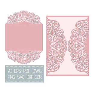 Arquivo de Corte Convite Rendado