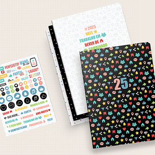 Arquivo Capas Planner Trimestral Coleção Teen Brochura 2025 - NILMARA