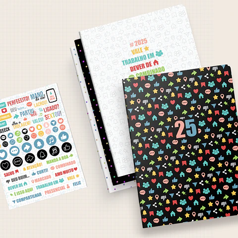 Arquivo Capas Planner Trimestral Coleção Teen Brochura 2025 - NILMARA