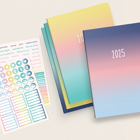 Arquivo Capas Planner Trimestral Coleção Horizonte 2025 Brochura - NILMARA