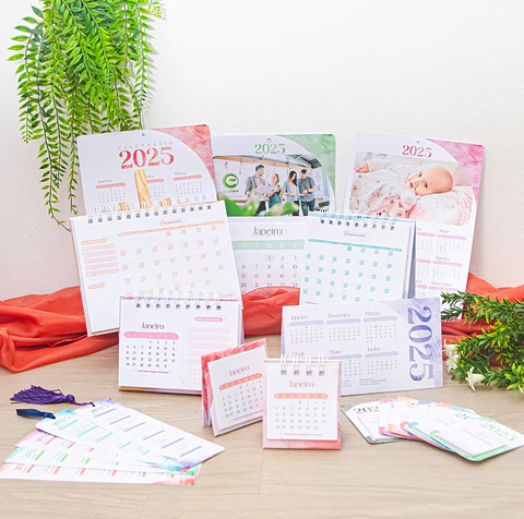 Arquivo Combo Calendários 2025 - COLEÇÃO VAGALUME - Amarantto