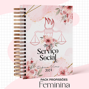 Arquivo Capas Profissões Rosa Floral - 43 brasões