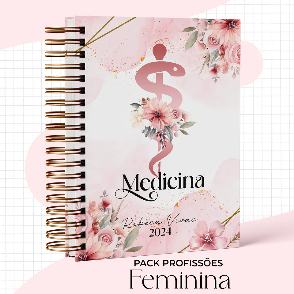 Arquivo Capas Profissões Rosa Floral - 43 brasões 13