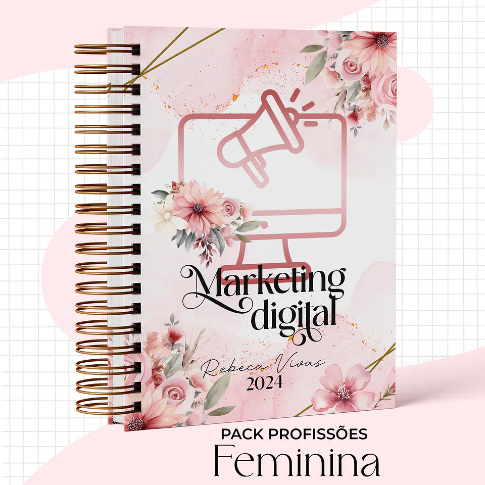 Arquivo Capas Profissões Rosa Floral - 43 brasões 14