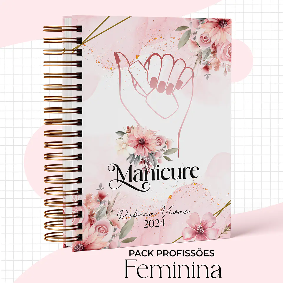 Arquivo Capas Profissões Rosa Floral - 43 brasões 15