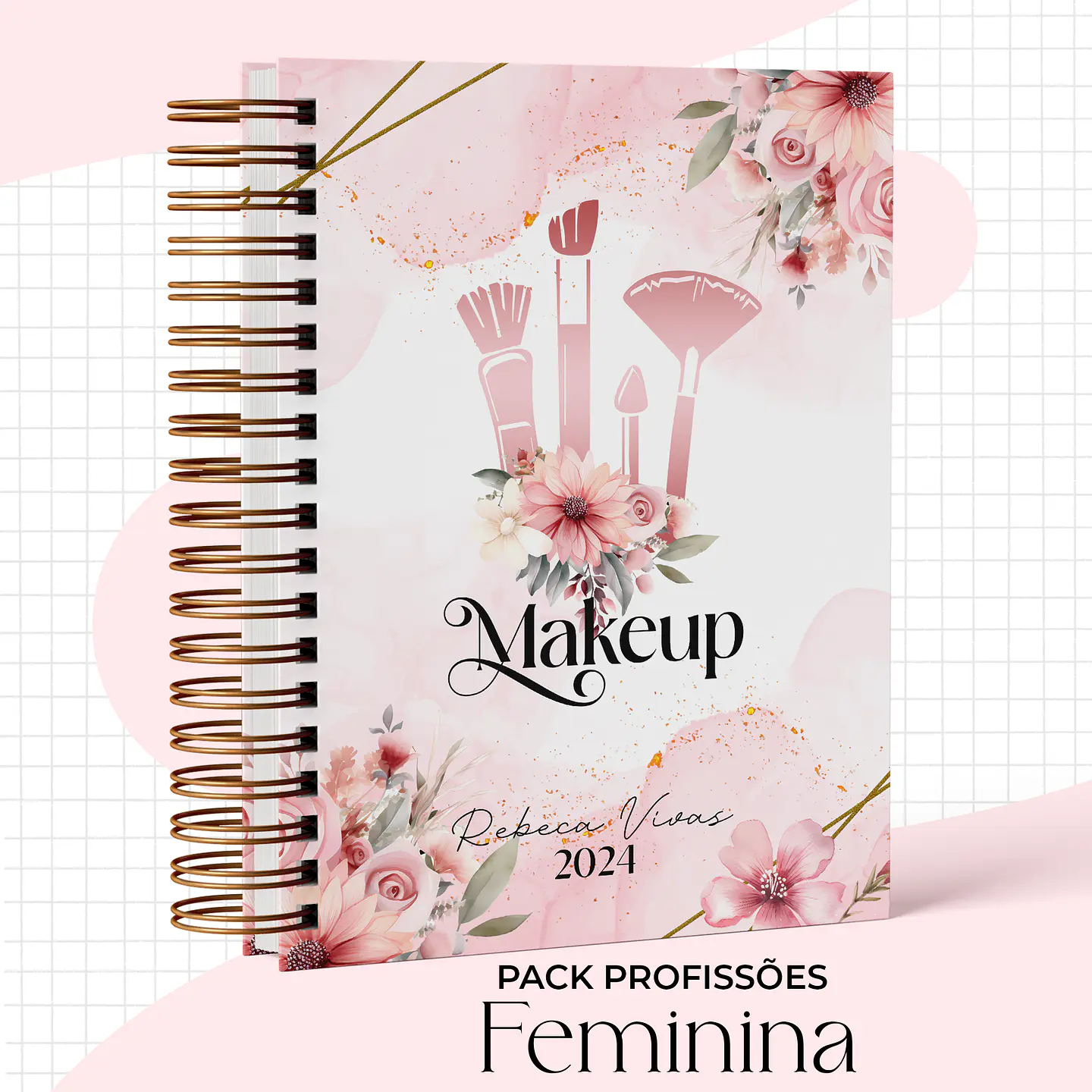 Arquivo Capas Profissões Rosa Floral - 43 brasões 16