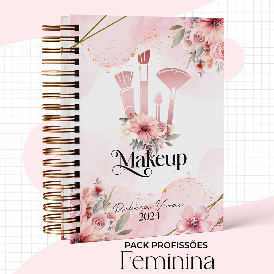 Arquivo Capas Profissões Rosa Floral - 43 brasões 16