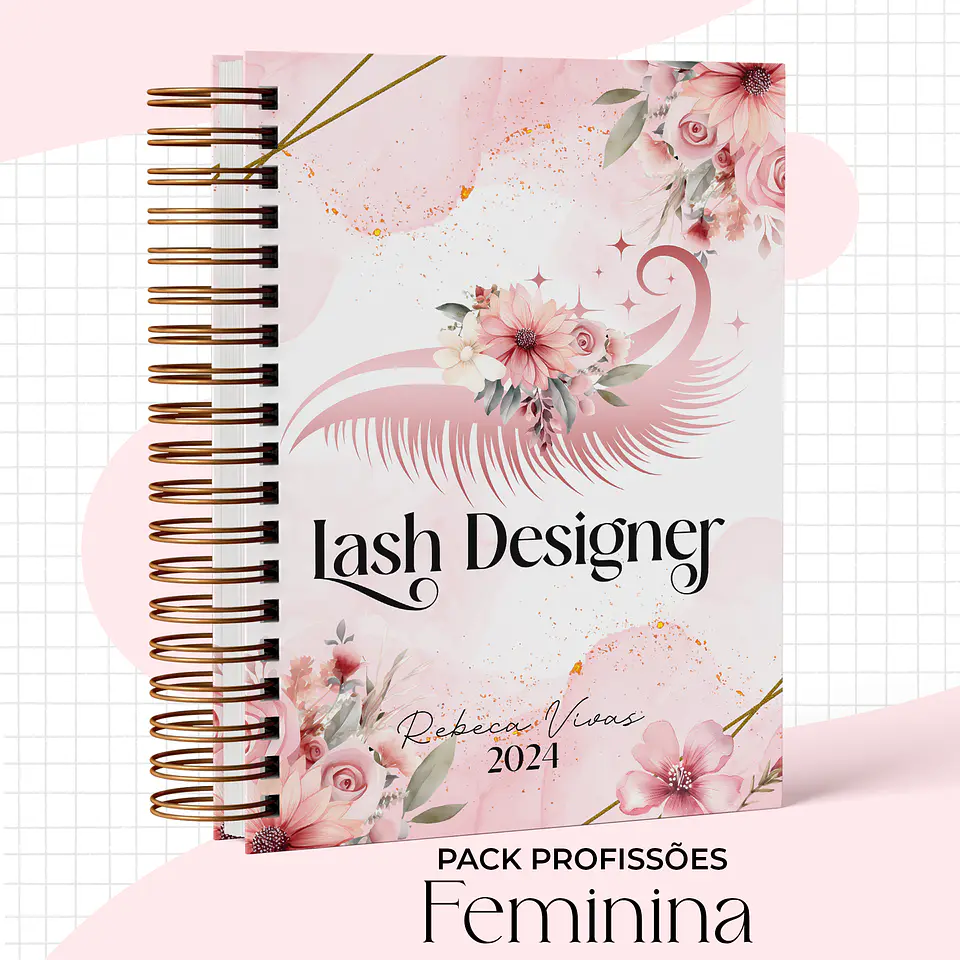 Arquivo Capas Profissões Rosa Floral - 43 brasões 17