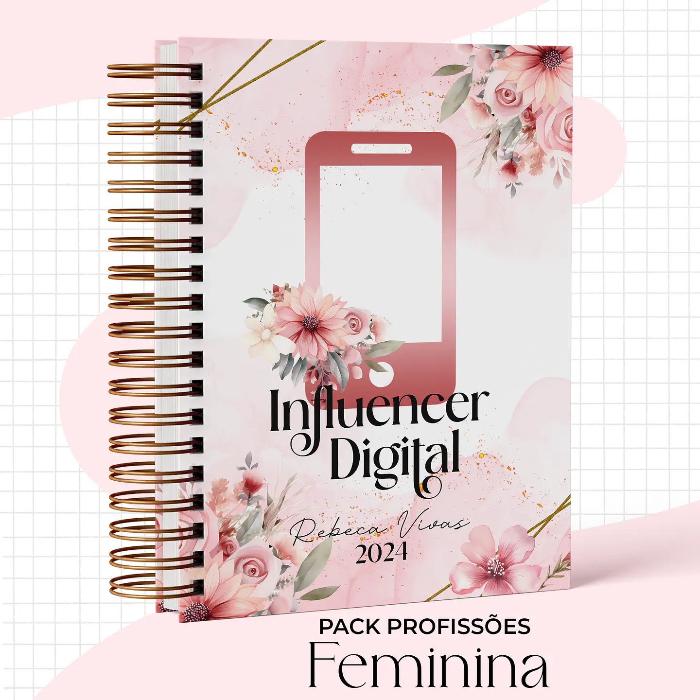 Arquivo Capas Profissões Rosa Floral - 43 brasões 18