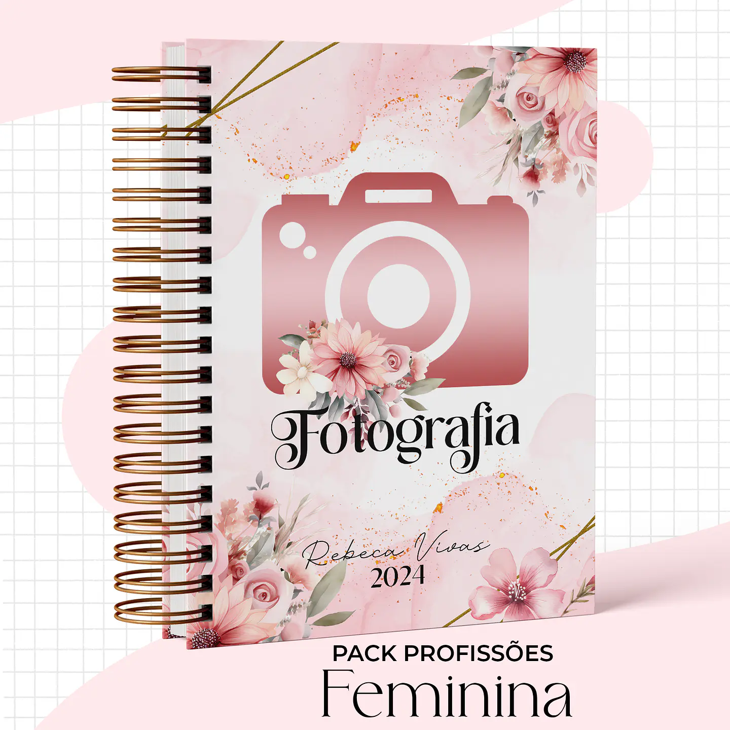 Arquivo Capas Profissões Rosa Floral - 43 brasões 19
