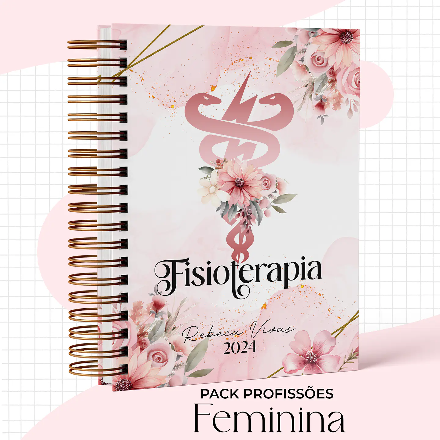 Arquivo Capas Profissões Rosa Floral - 43 brasões 21