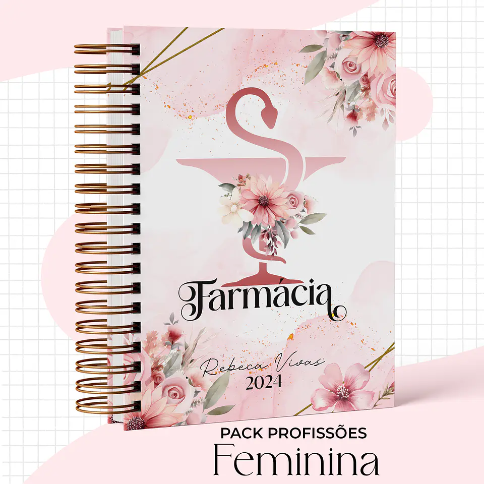 Arquivo Capas Profissões Rosa Floral - 43 brasões 22