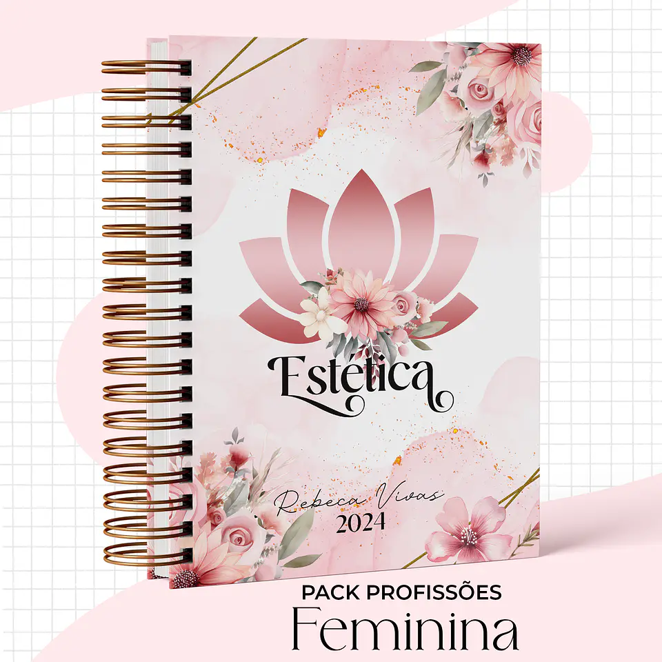 Arquivo Capas Profissões Rosa Floral - 43 brasões 23