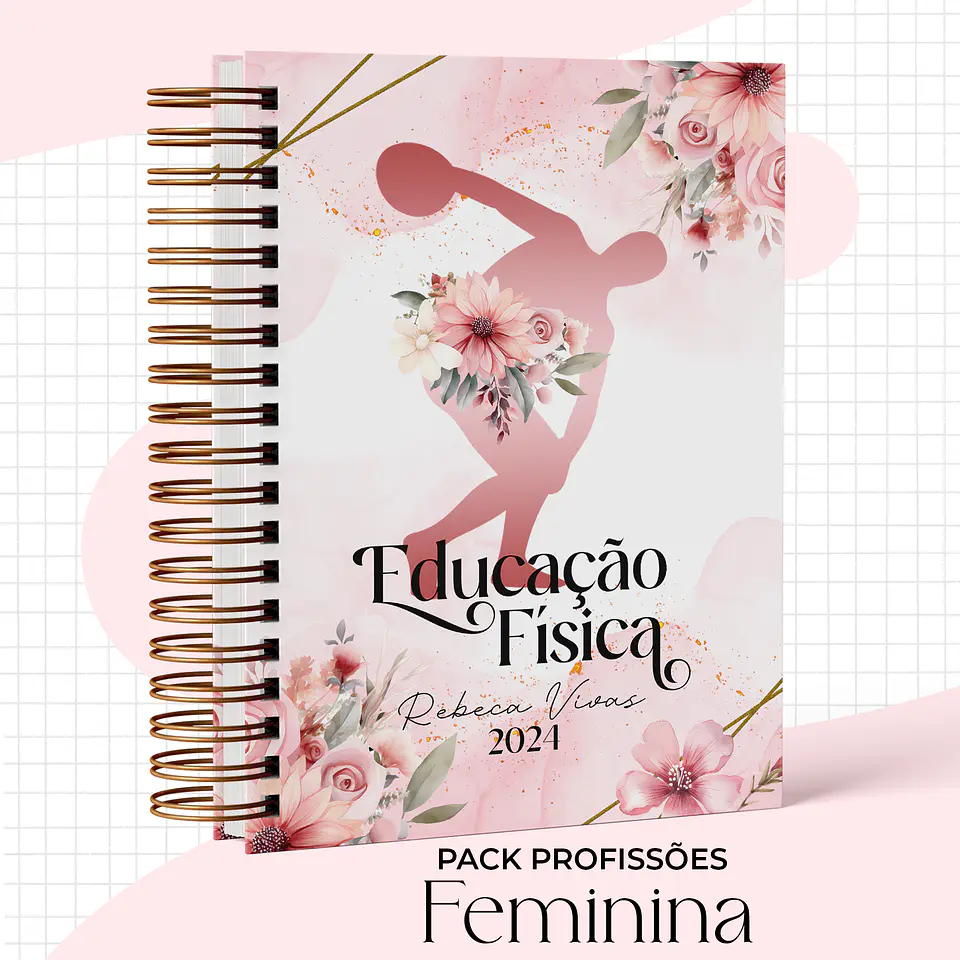 Arquivo Capas Profissões Rosa Floral - 43 brasões 27