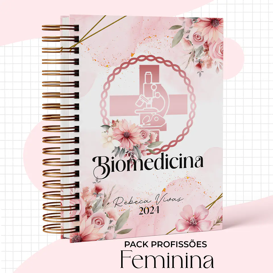 Arquivo Capas Profissões Rosa Floral - 43 brasões 36