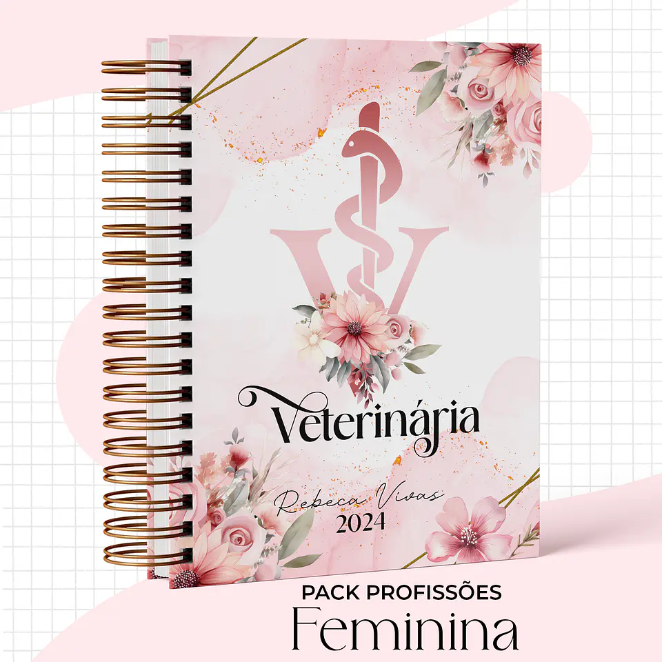 Arquivo Capas Profissões Rosa Floral - 43 brasões 41