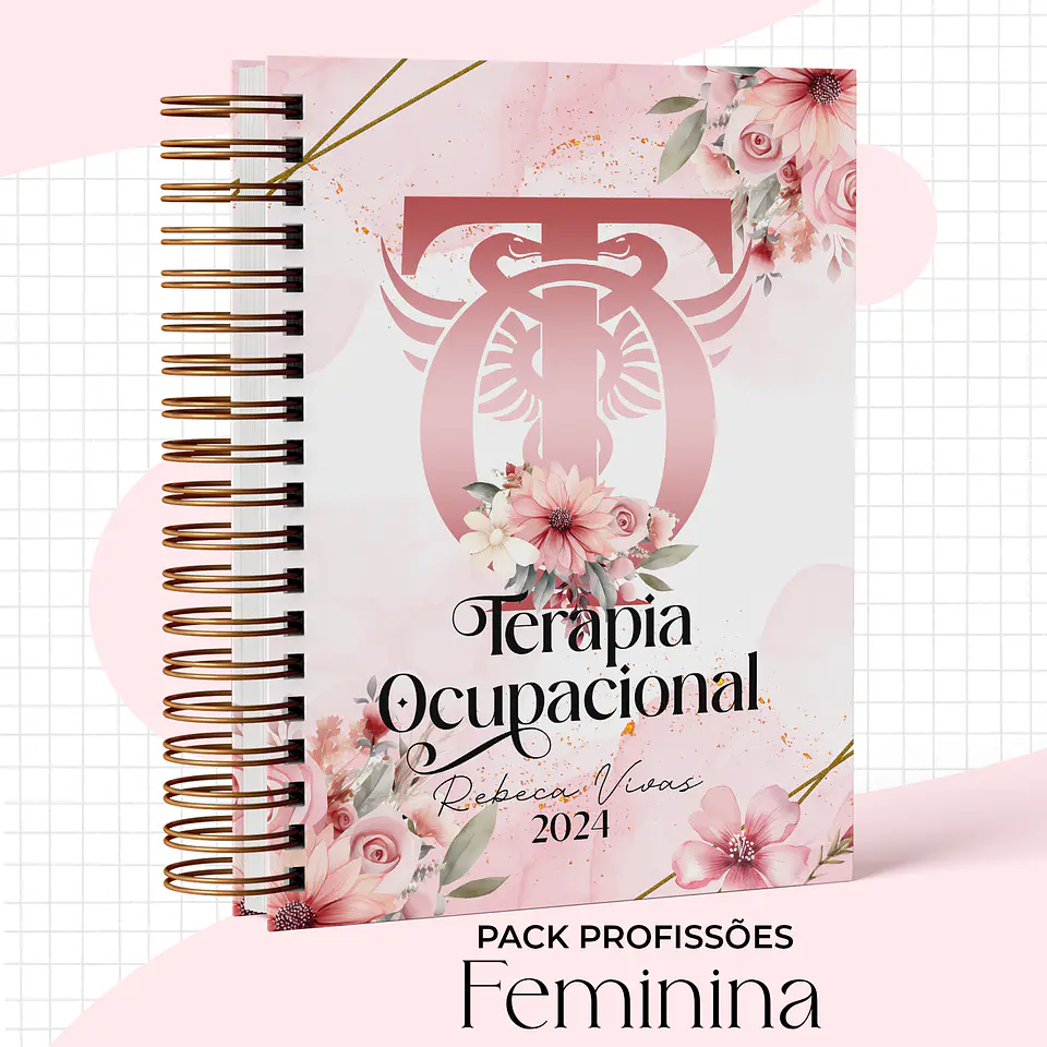 Arquivo Capas Profissões Rosa Floral - 43 brasões 42