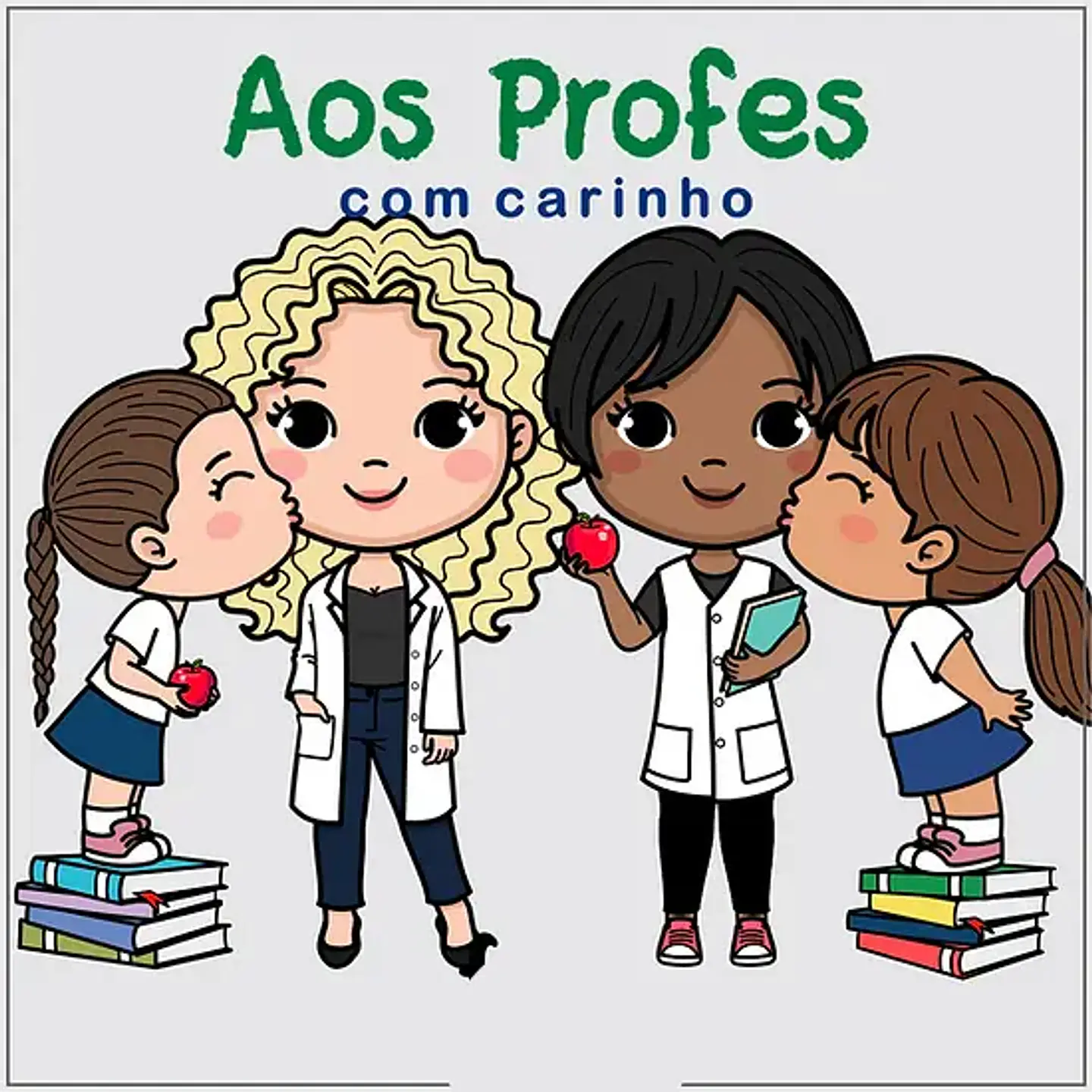 Kit Digital Dia dos Professores Aos Profes com carinho - fofys 1