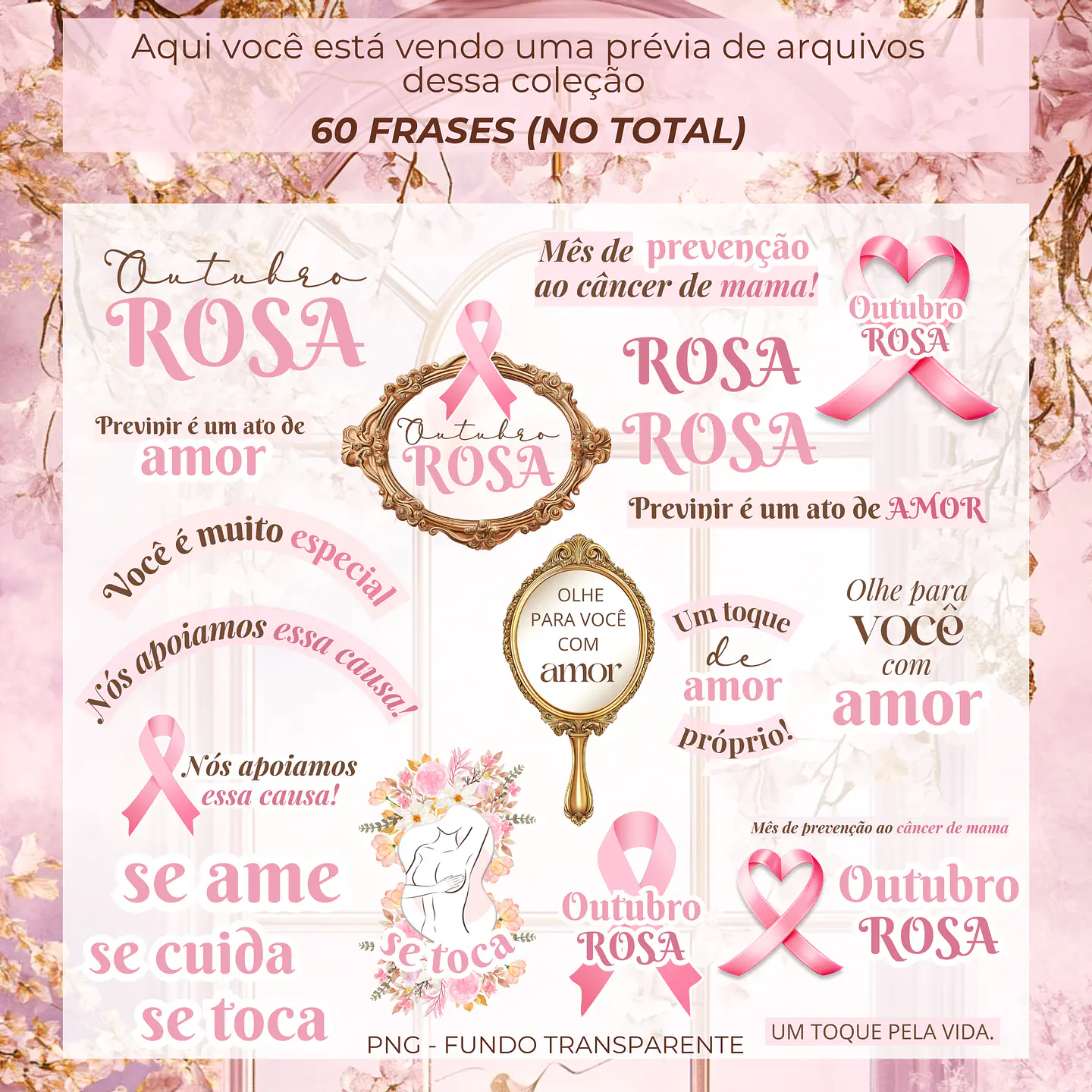 Kit Digital Outubro Rosa 2024 - Ilustracin 3