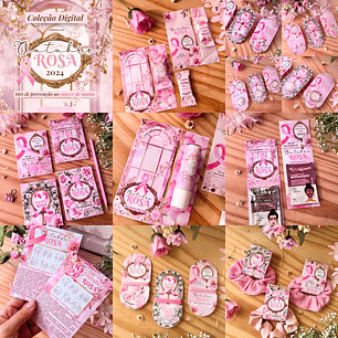 Kit Digital Outubro Rosa 2024 - Ilustracin