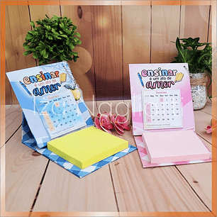 Arquivo Dia dos Professores Calendário 2025 cartonado com post it – Iza Nagliatti