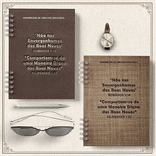 Arquivo Caderno Assembleias Circuito 2024 e 2025 COM OS TEMAS MASCULINO - Bicho Papel