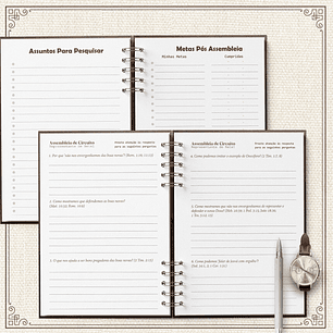 Arquivo Caderno Assembleias Circuito 2024 e 2025 COM OS TEMAS MASCULINO - Bicho Papel