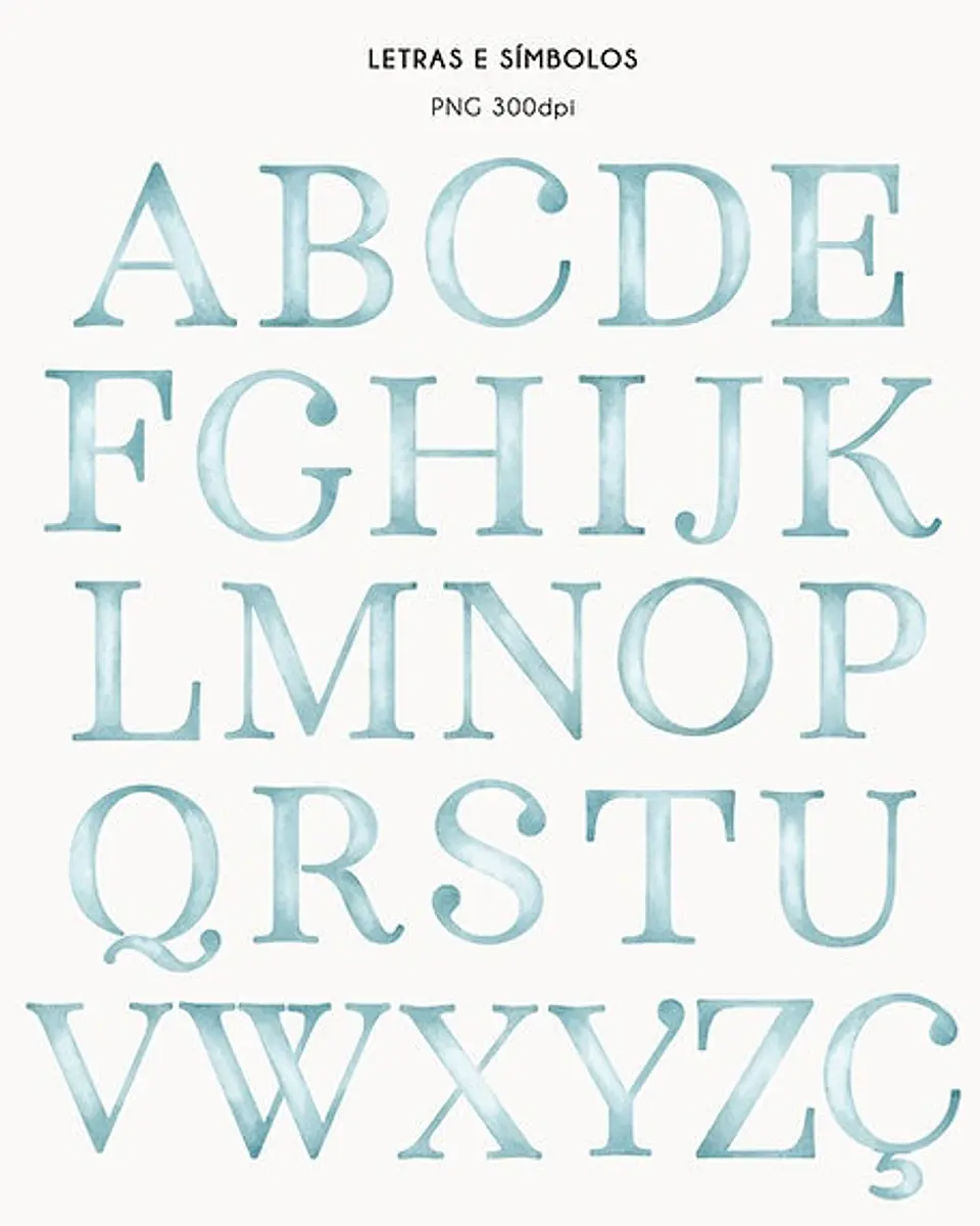 Kit Digital Letras e Números Alfabeto Candy Color -  Ni Estudio 2
