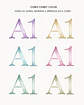 Kit Digital Letras e Números Alfabeto Candy Color -  Ni Estudio - Thumbnail 3