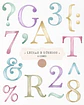 Kit Digital Letras e Números Alfabeto Candy Color -  Ni Estudio - Thumbnail 1