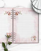 Arquivo Kit 12 Capas e Miolo Pautado Coleção Glamour Floral - Bicho Papel - Thumbnail 4