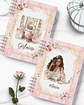 Arquivo Kit 12 Capas e Miolo Pautado Coleção Glamour Floral - Bicho Papel - Thumbnail 7