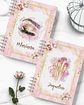 Arquivo Kit 12 Capas e Miolo Pautado Coleção Glamour Floral - Bicho Papel - Thumbnail 9