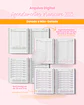 Arquivo Agenda Agendamentos Manicure e Nail Designer 2025 - Branco Papel - Thumbnail 3