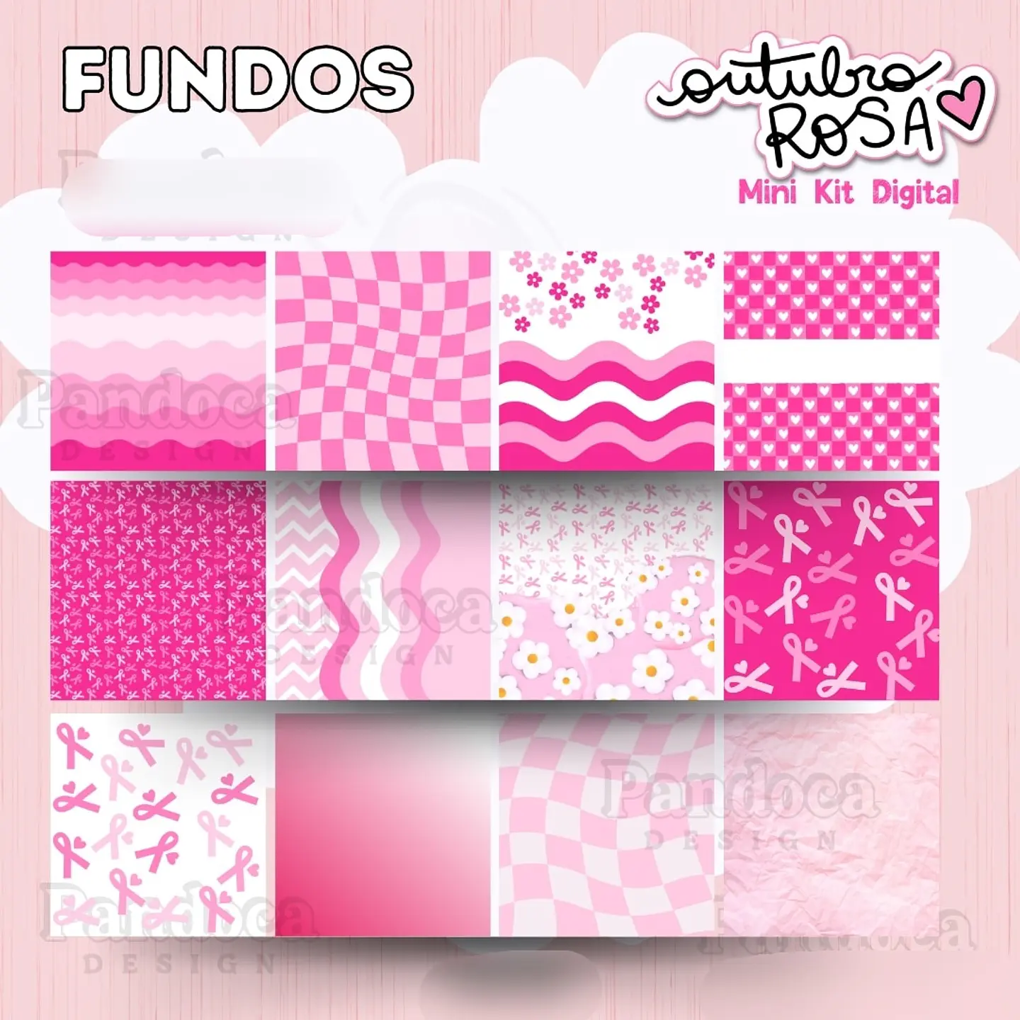 Arquivo Outubro Rosa Mini Kit Digital - Pandoca 2
