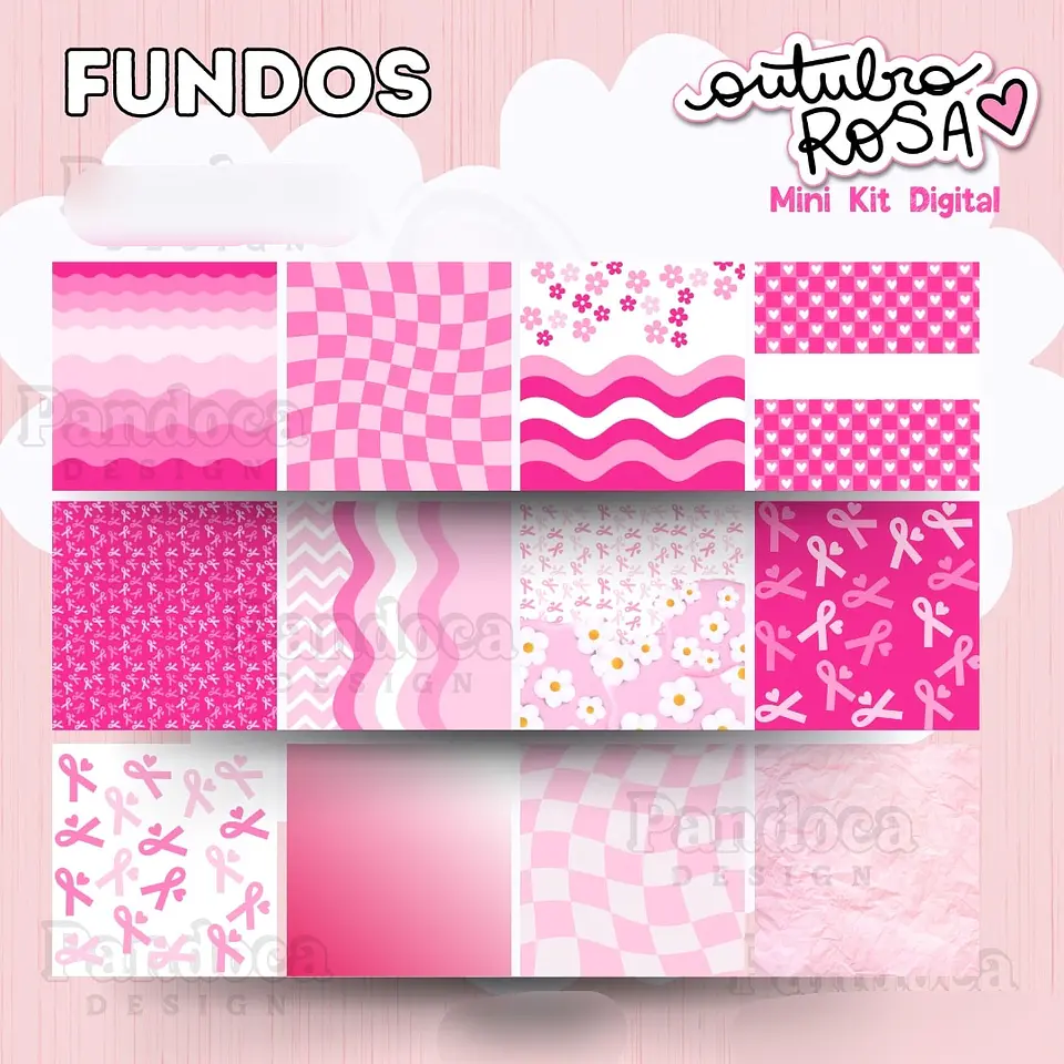 Arquivo Outubro Rosa Mini Kit Digital - Pandoca 2