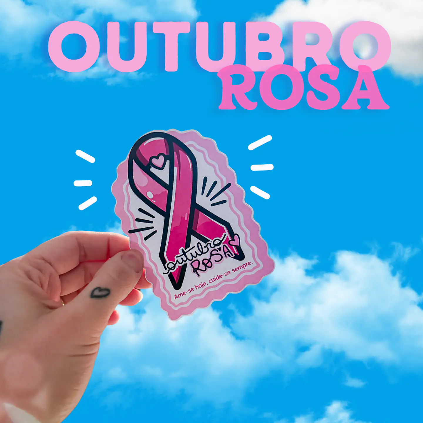 Arquivo Outubro Rosa Mini Kit Digital - Pandoca 14