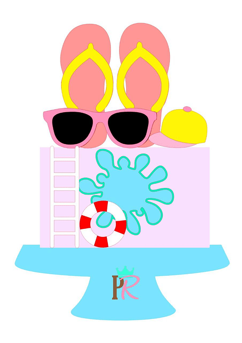 Arquivo de Corte Pool Party - Praia