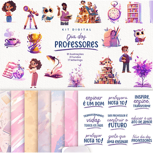 Kit Digital Dia dos Porfessores - AMARANTTO