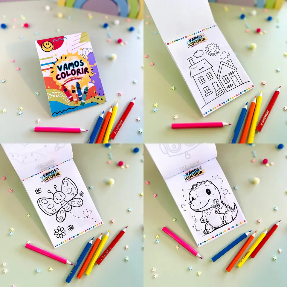 Arquivo Dia das Crianças Bloco de Colorir - Ana Flor 1