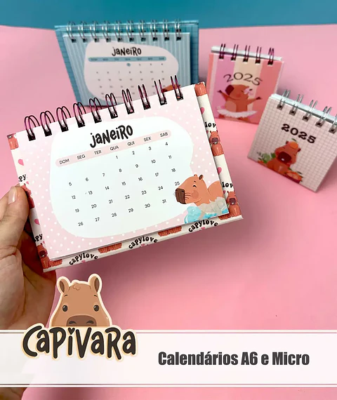 Arquivo Calendário 2025 Coleção Capivara - tita