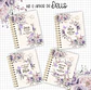 Arquivo Kit Amor de Deus Floral Lilás  - Arts da Crys - Thumbnail 2