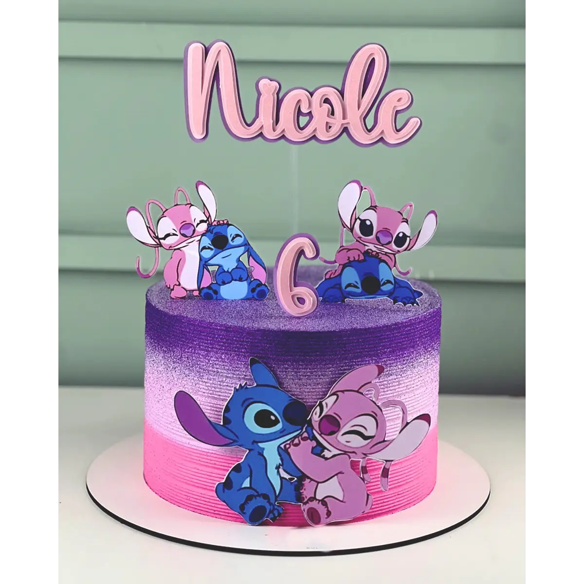 Bolo Stitch E Angel