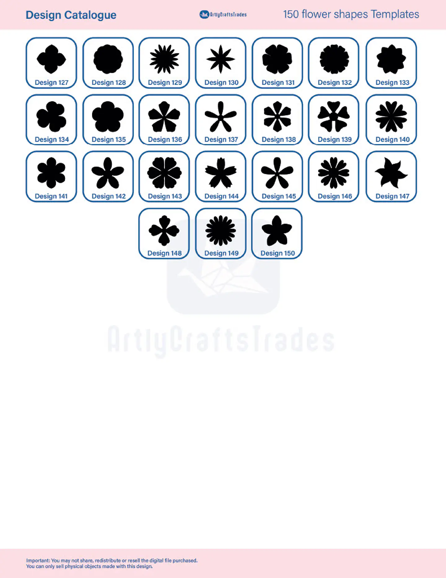 Arquivo de corte Combo 150 Moldes Flores  4