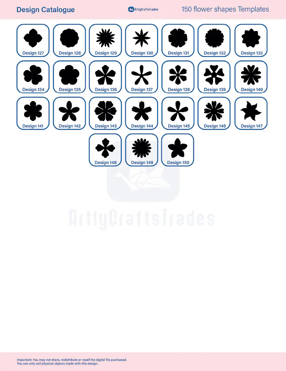 Arquivo de corte Combo 150 Moldes Flores  4